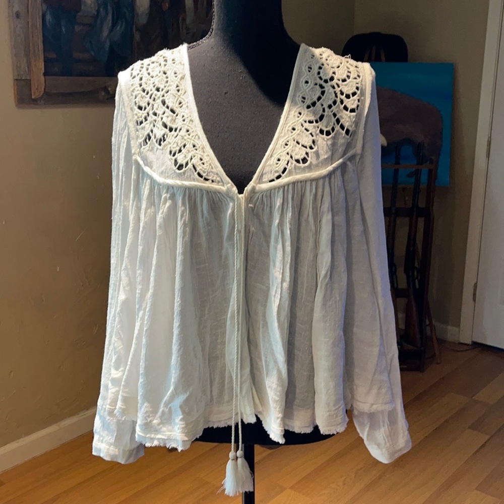 Cream Blouse